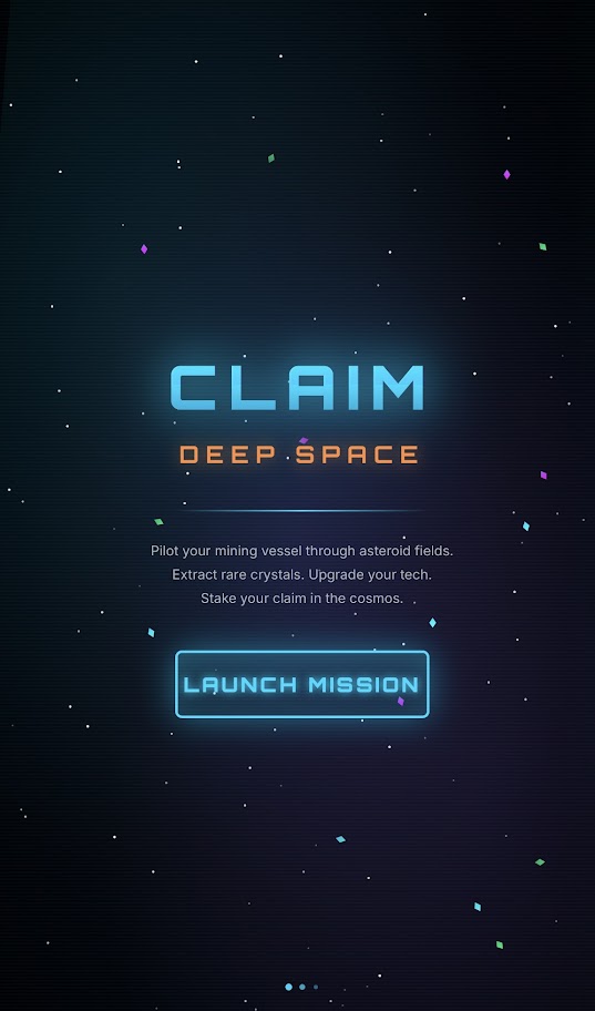 CLAIM: Deep Space launch screen